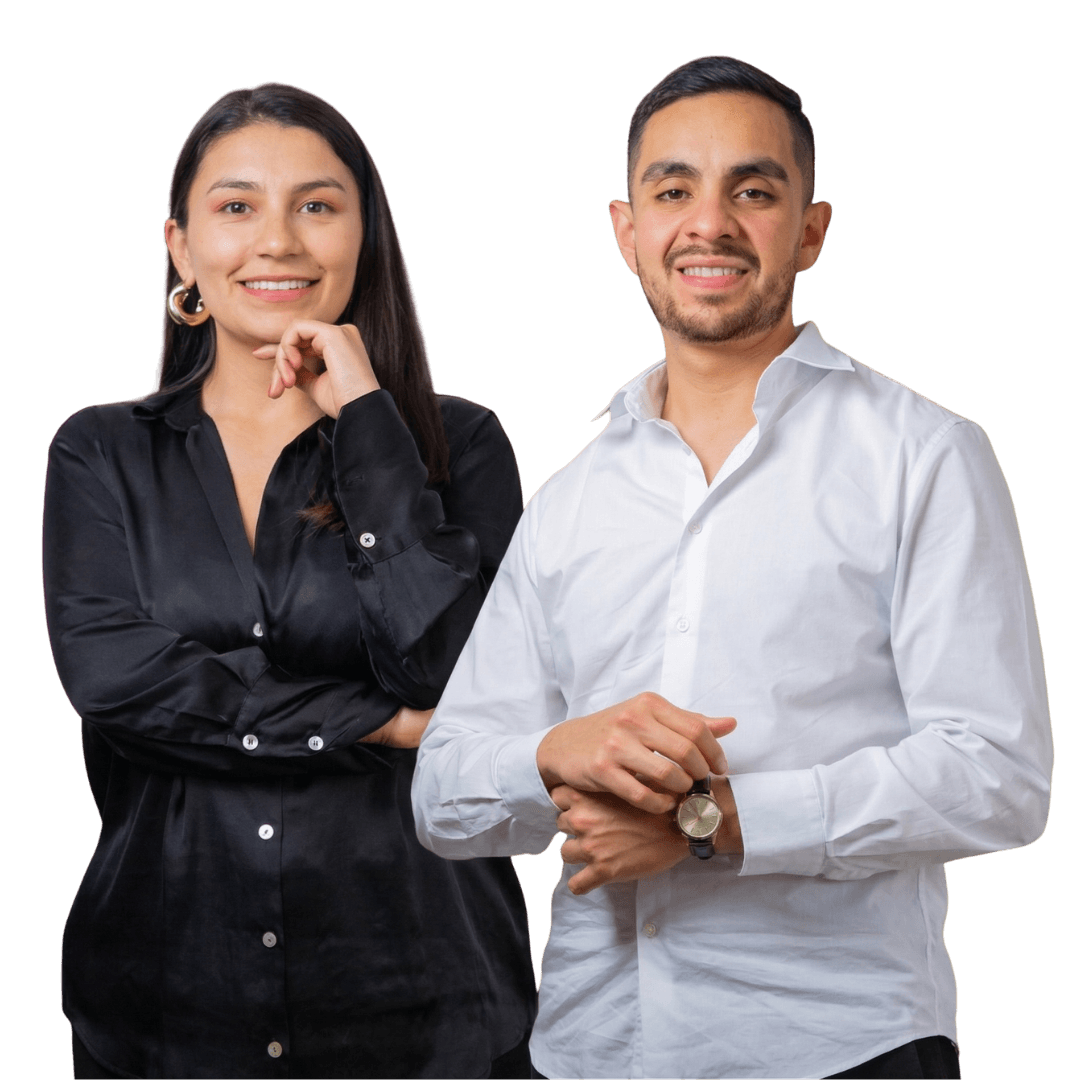 Manuel Zabaleta y Alexandra Cortes